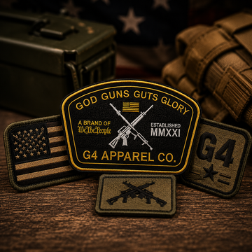 G4 APPAREL CO PATCHES