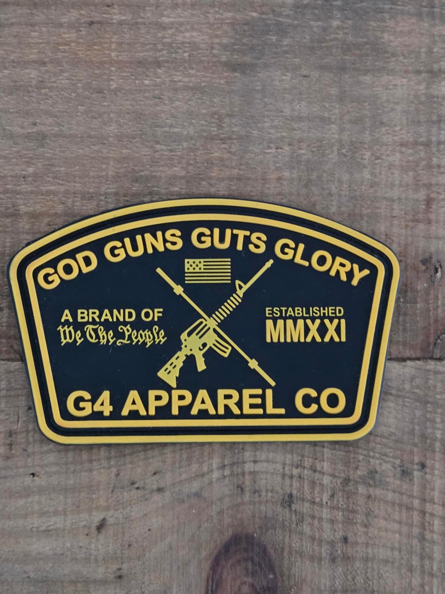 G4 APPAREL CO PVC Patches