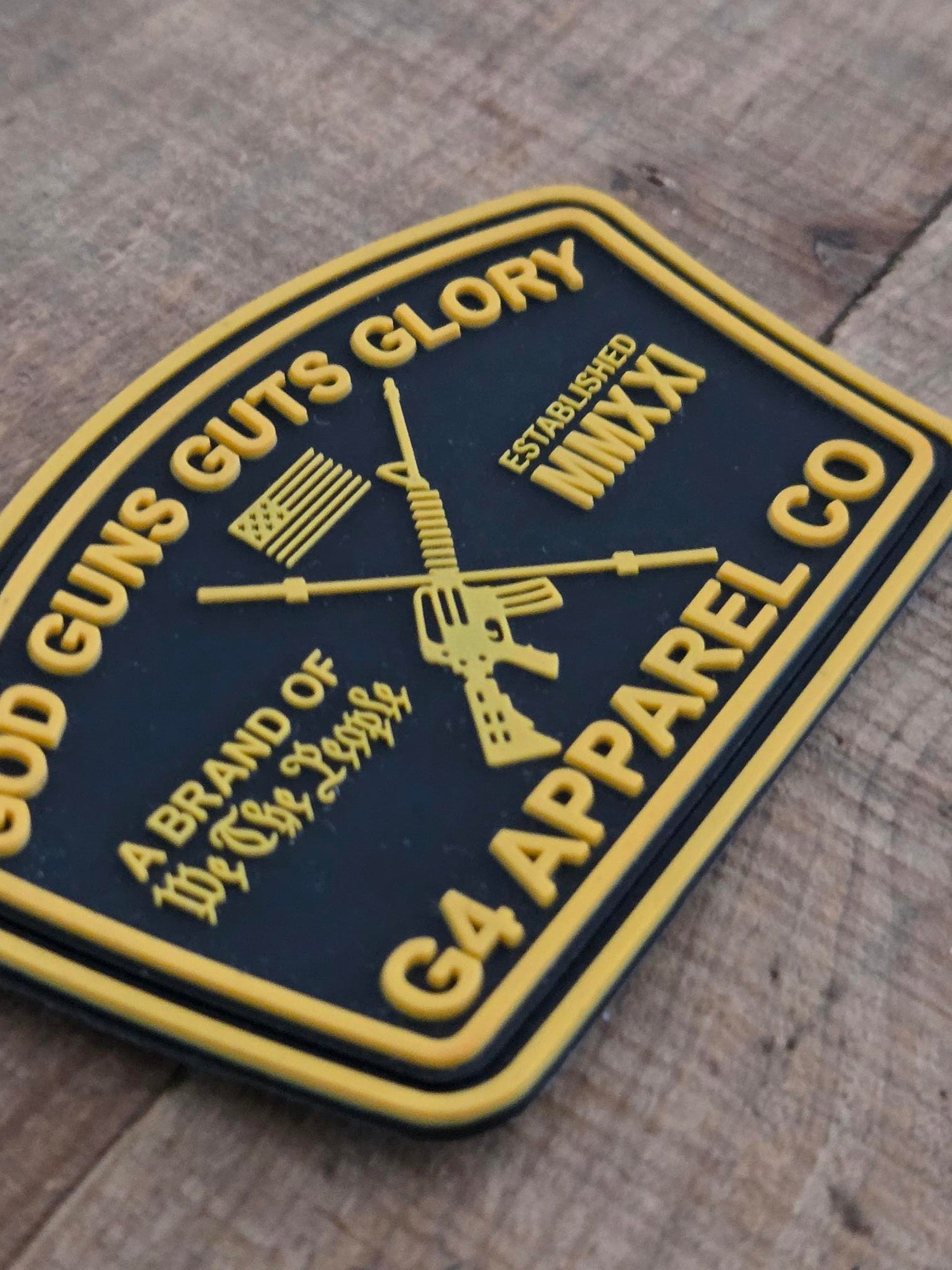 G4 APPAREL CO PVC Patches
