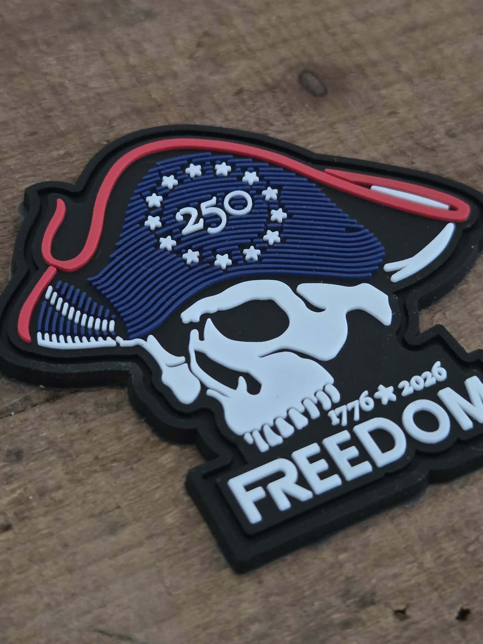 250th Freedom Anniversary Skull