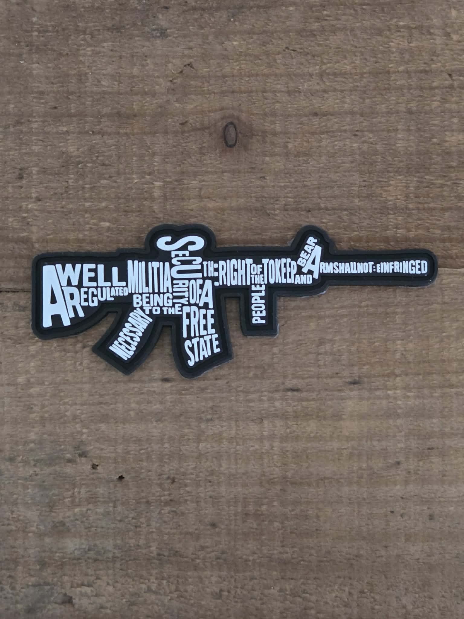 2nd Amendment Gun Shape