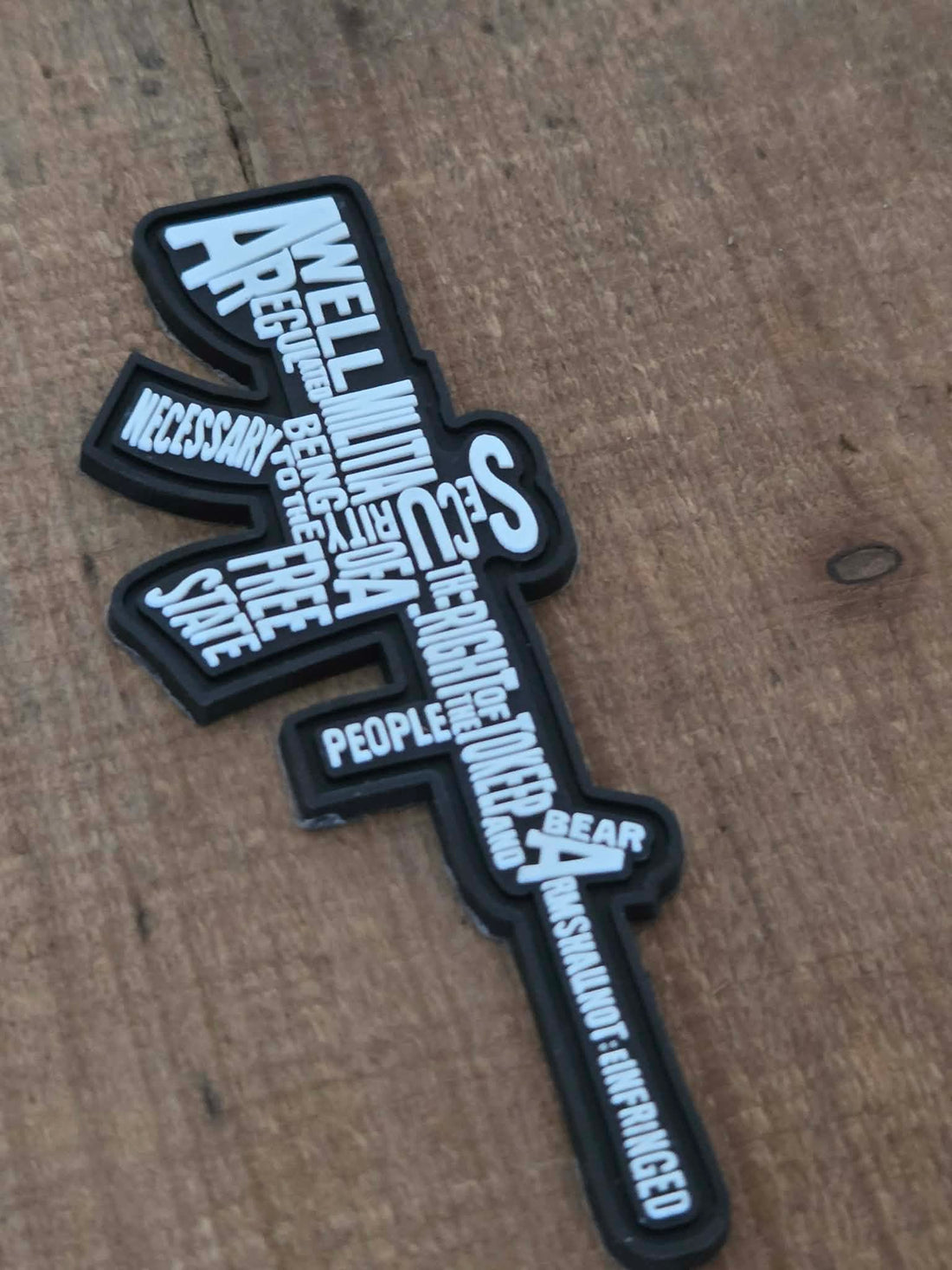 2nd Amendment Gun Shape