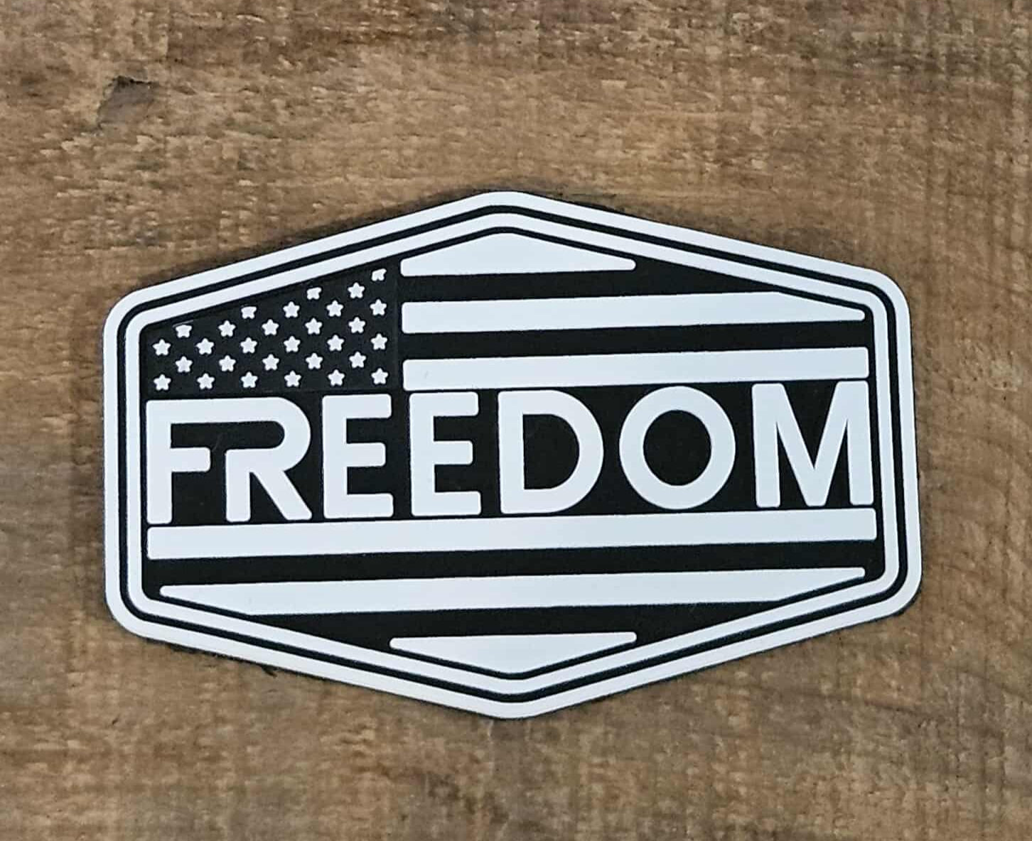 Freedom PVC Hexagon Patches