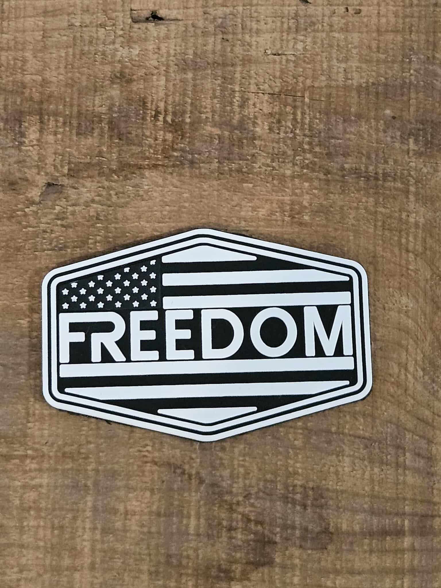 Freedom PVC Hexagon Patches
