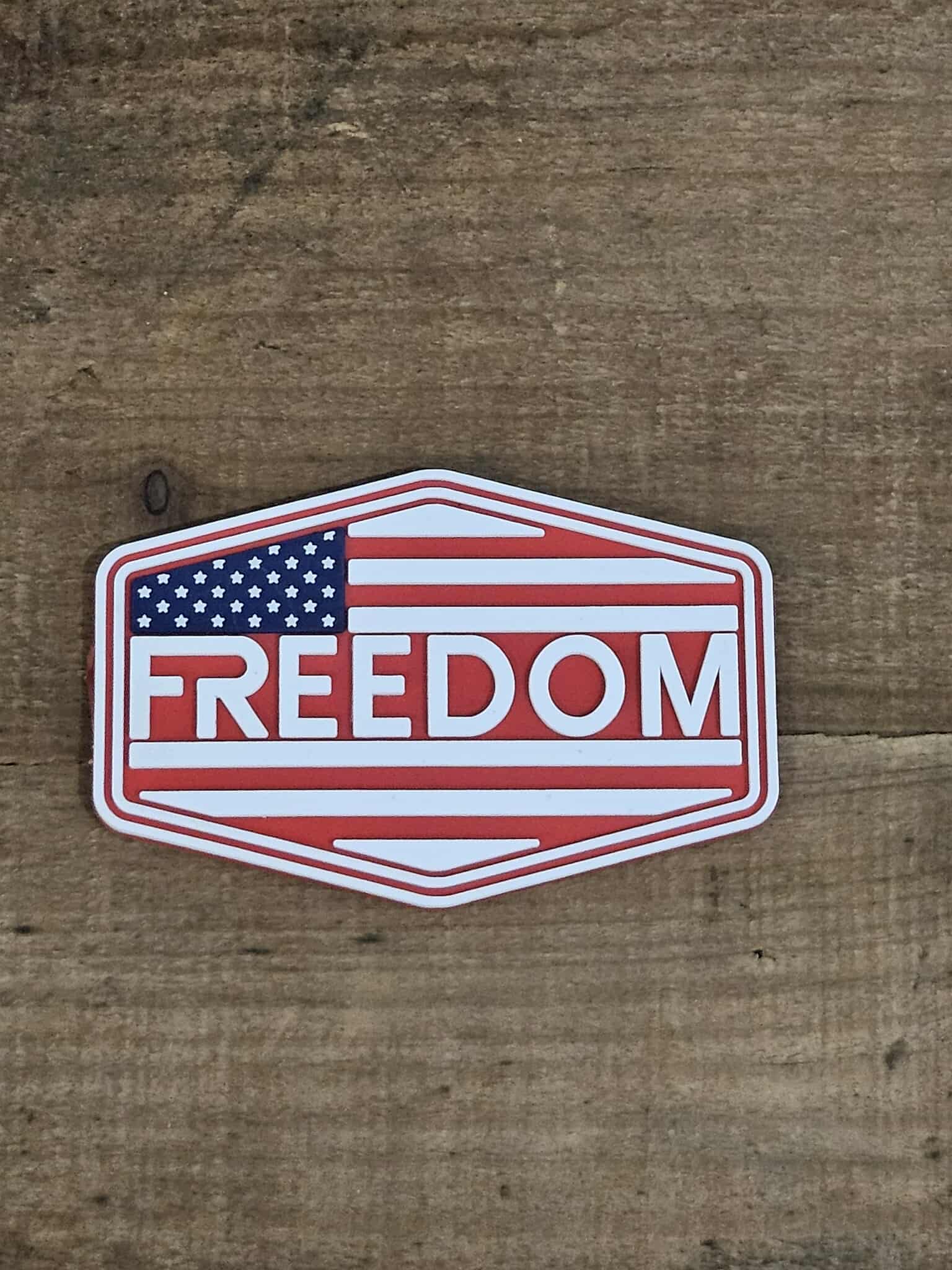 Freedom PVC Hexagon Patches