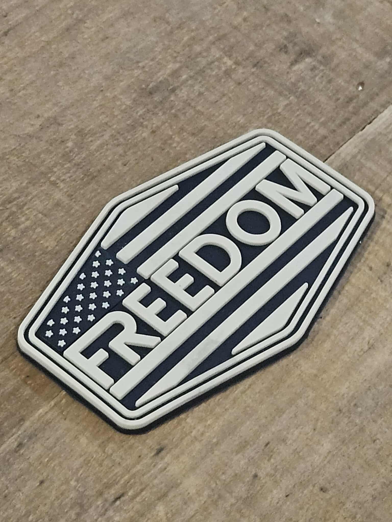 Freedom PVC Hexagon Patches