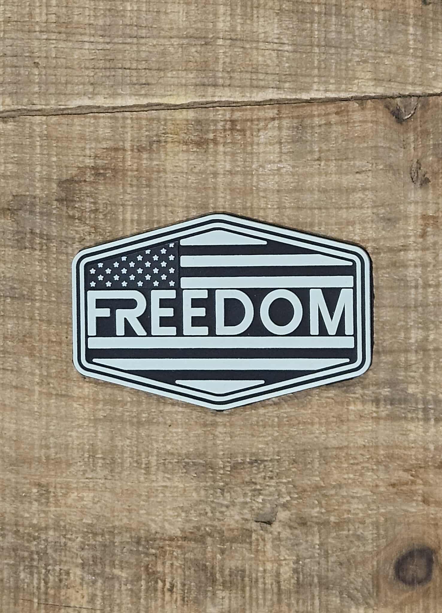 Freedom PVC Hexagon Patches
