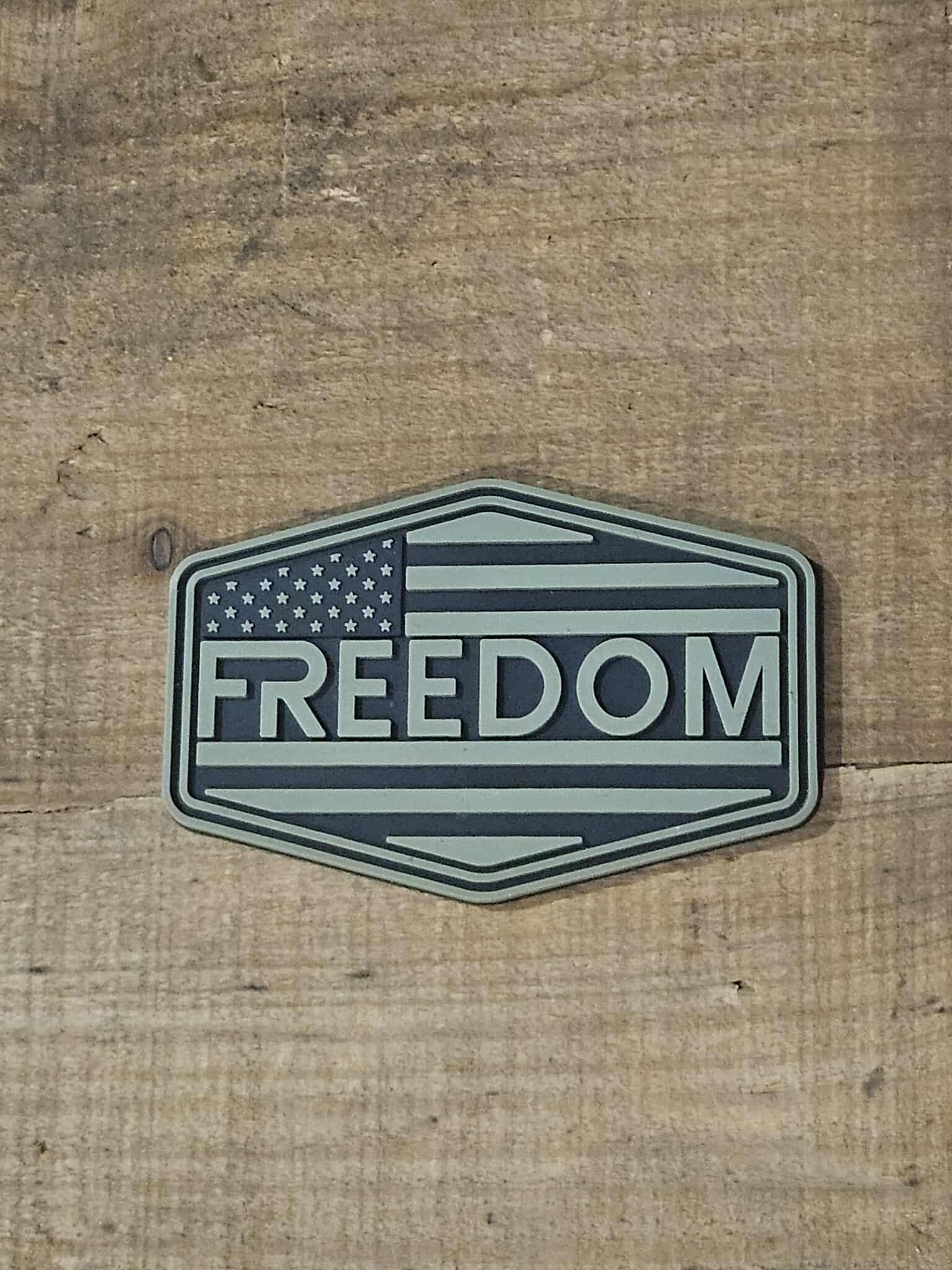 Freedom PVC Hexagon Patches
