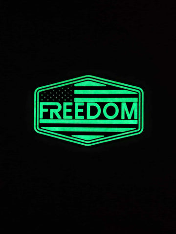 Freedom PVC Hexagon Patches