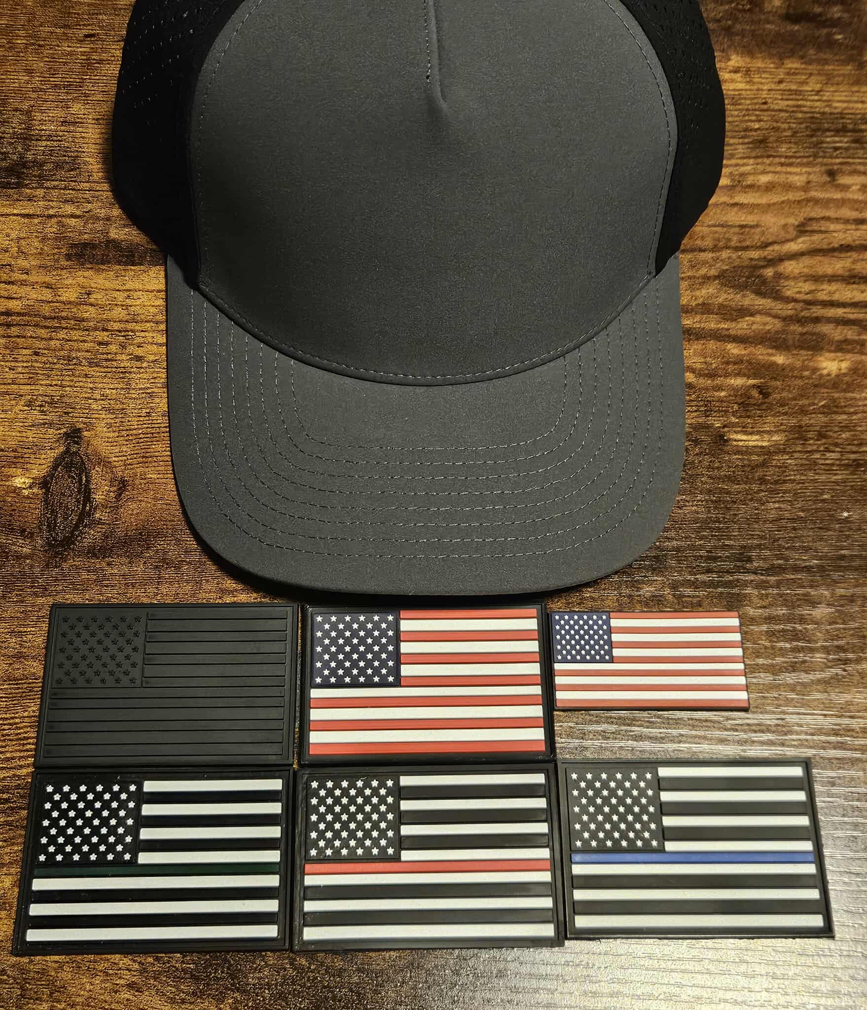 American Flag PVC Patches
