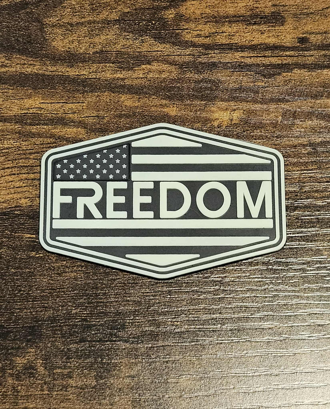 Freedom PVC Hexagon Patches