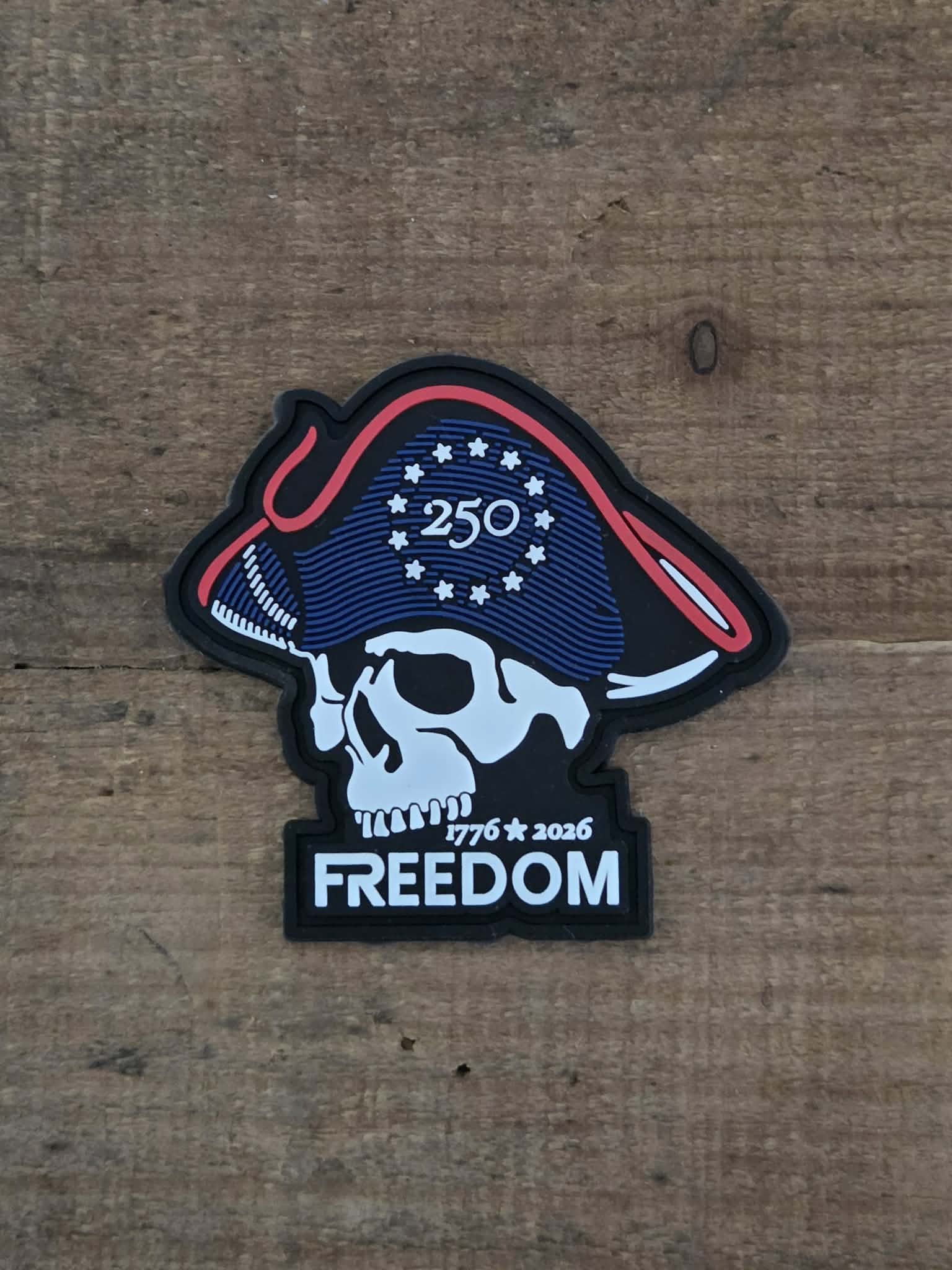 250th Freedom Anniversary Skull