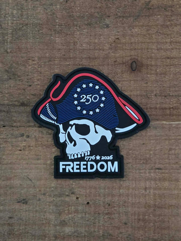 250th Freedom Anniversary Skull