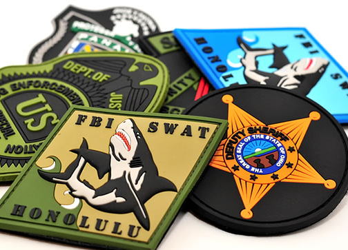 Custom PVC Patches - 25 Pieces
