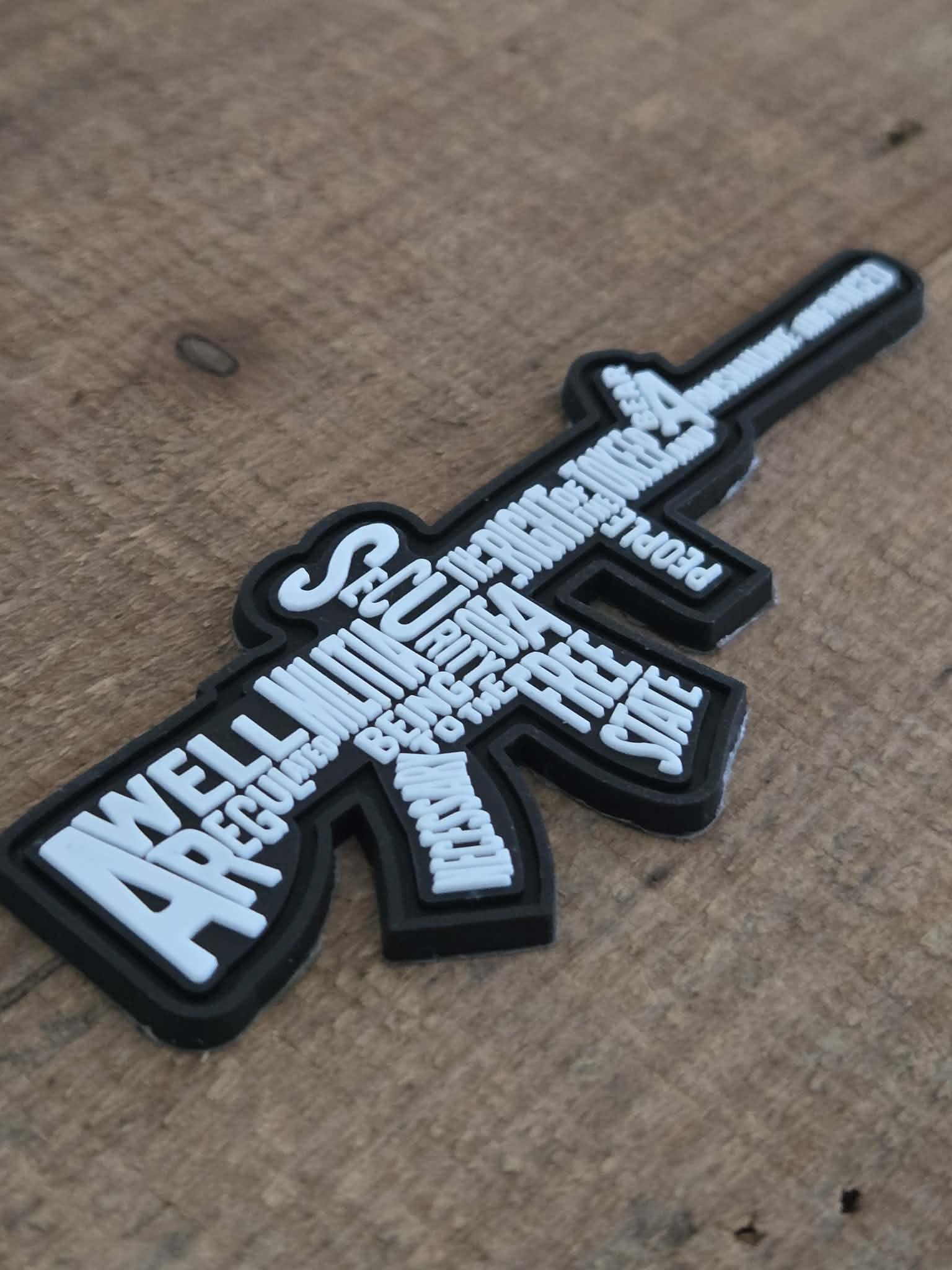 2nd Amendment Gun Shape