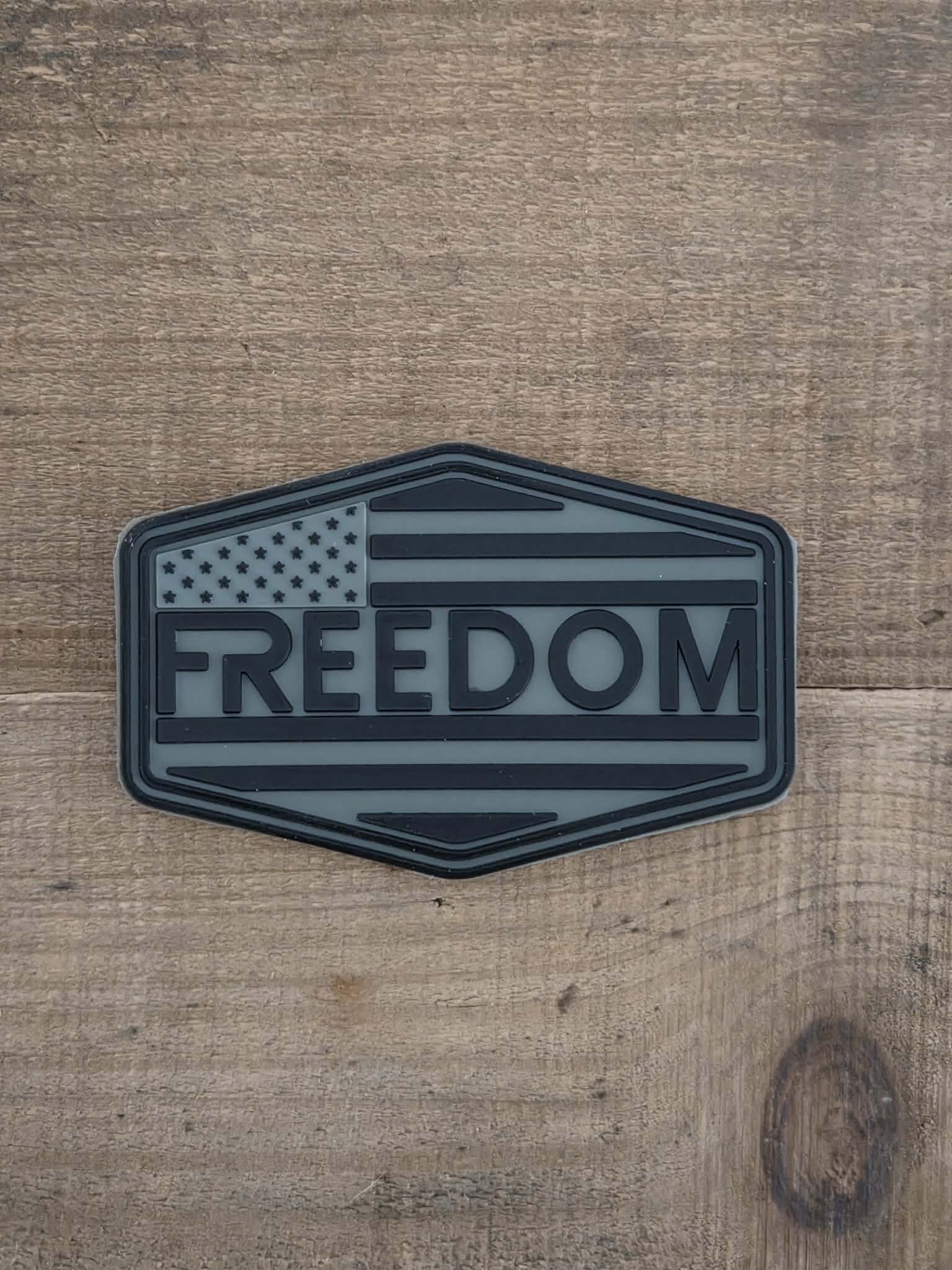 Freedom PVC Hexagon Patches