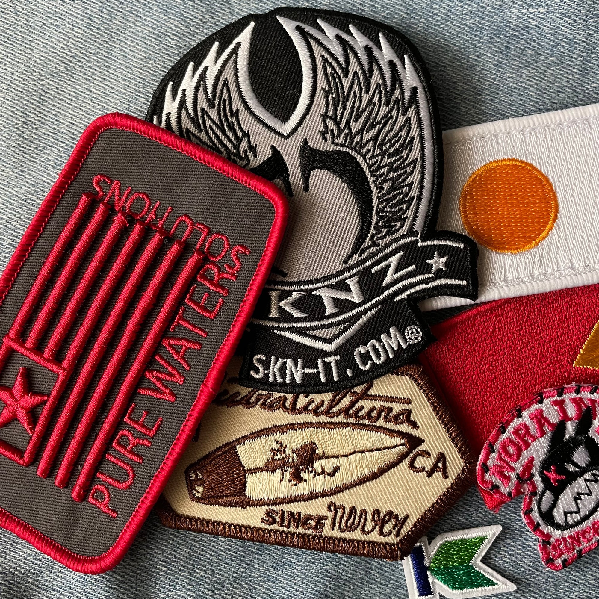 Custom Embroidered Patches - 75 Pieces