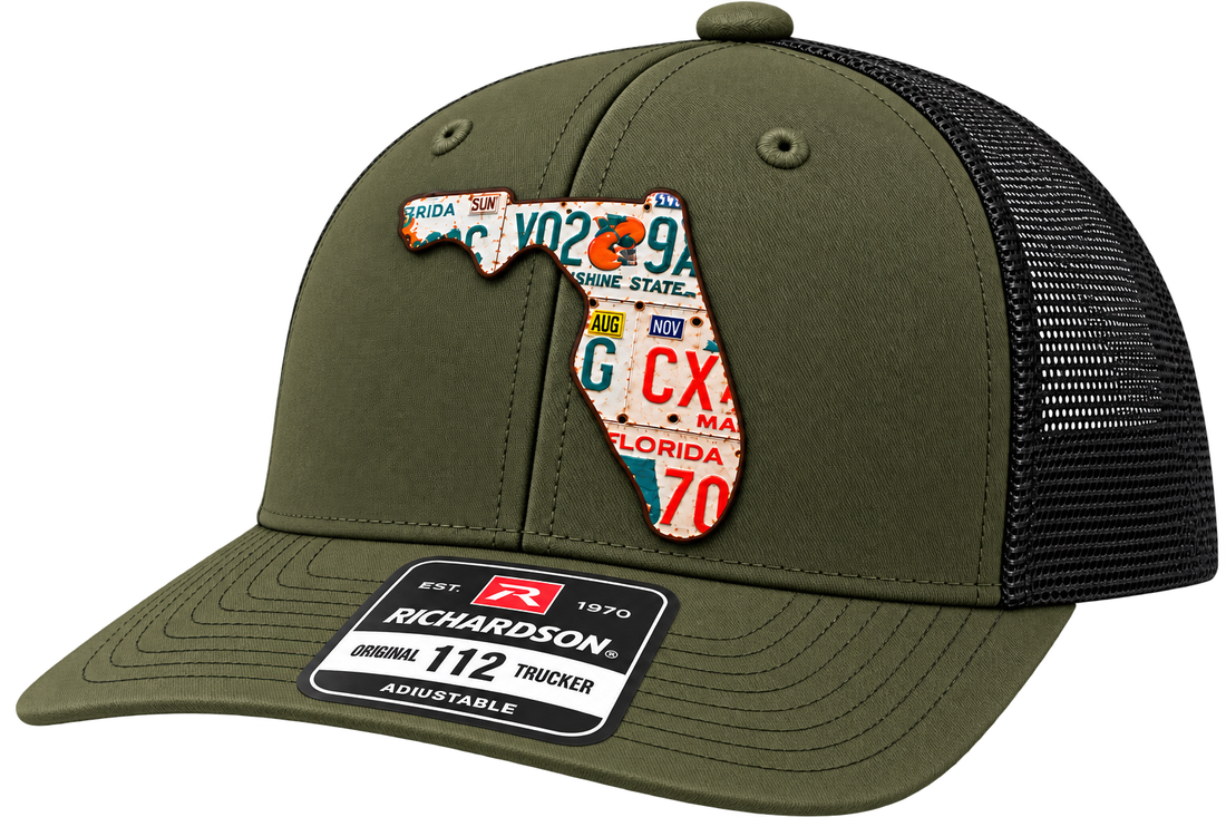 Florida License Plate UV Patch Hat | Richardson 112