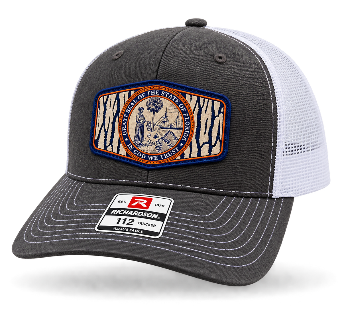 Florida Heritage – Pine Bark Bottomland PVC Patch Hat